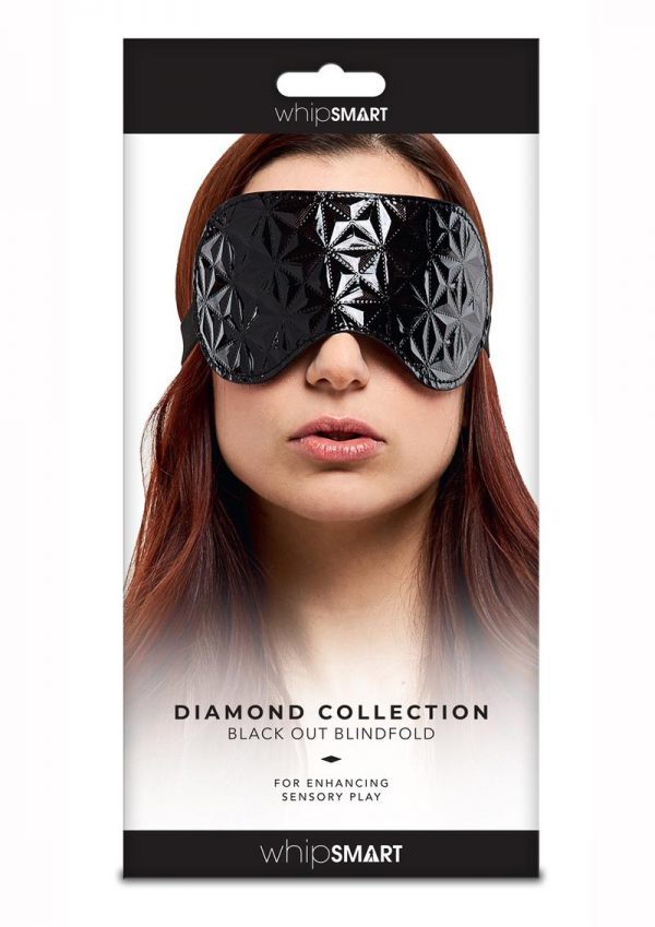 Whipsmart- Diamond Collection Blackout Blindfold | Black