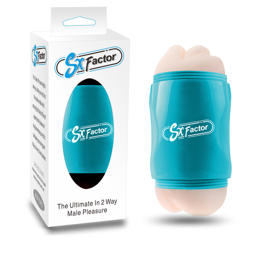 SX Factor - Two Way Travel Cup | Male Masturbator Nauti & Nice SX Factor - Two Way Travel Cup | Male Masturbator Nauti & Nice