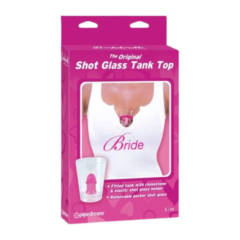 Bachelorette Party Favours - Shot Glass Tank Top | One Size