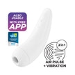 Satisfyer Curvy 2+ Air Pulse Stimulator + Vibration with App Control