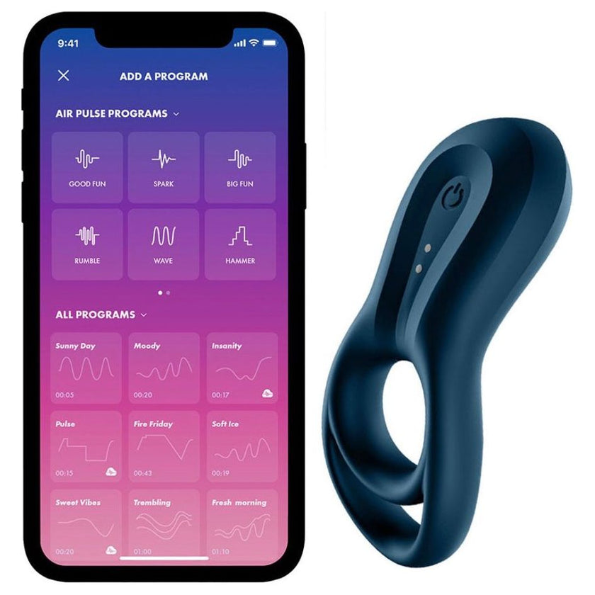 Satisfyer – Epic Duo | App Controlled Rechargeable Cock & Ball Ring