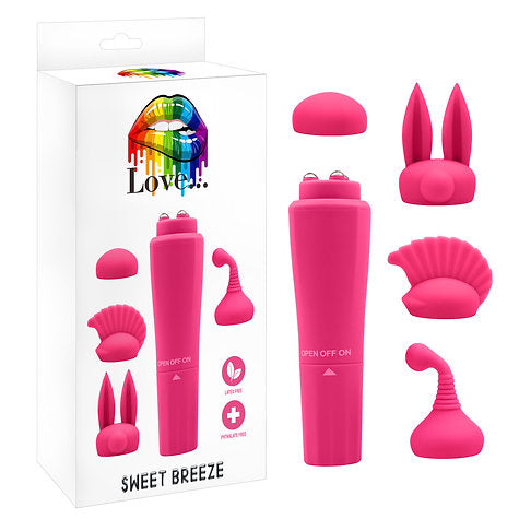 Love - Sweet Breeze | Vibrator with Attachments