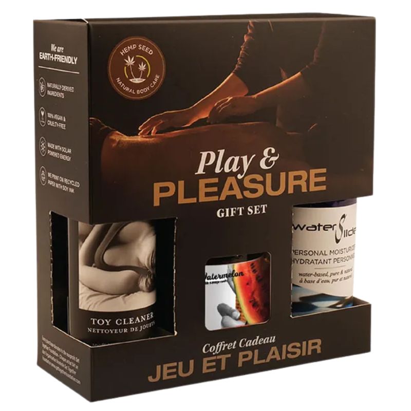 Earthly Body - Play & Pleasure Gift Set | Hemp Seed