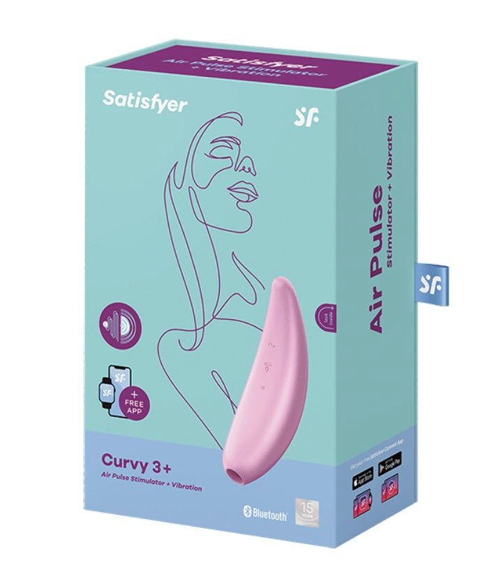 Satisfyer - Curvy 3+ | Air Pulse Stimulator + Vibration with App Control
