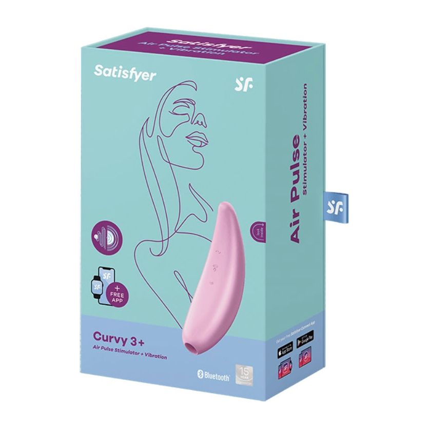 Satisfyer - Curvy 3+ | Air Pulse Stimulator + Vibration with App Control