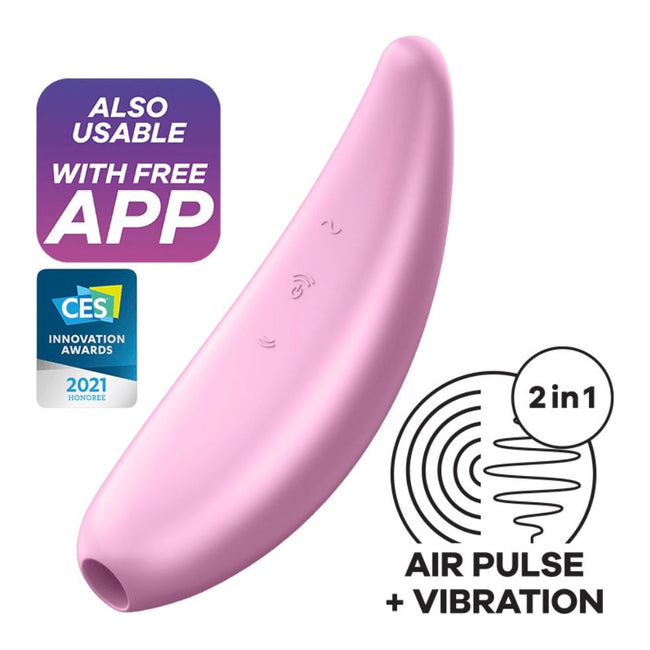 Satisfyer - Curvy 3+ | Air Pulse Stimulator + Vibration with App Control