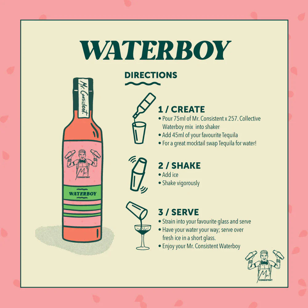 Mr Consistent - Waterboy - Watermelon Margarita | Cocktail Mix