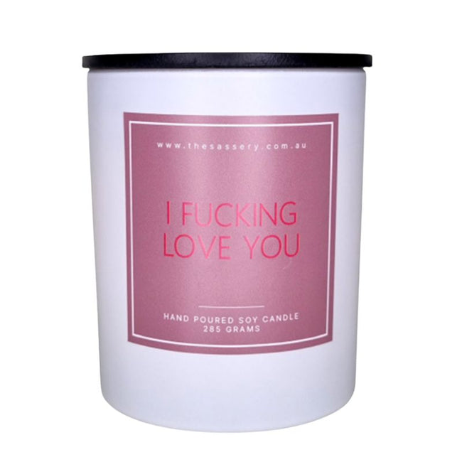 The Sassery - I F**king Love You | Candle