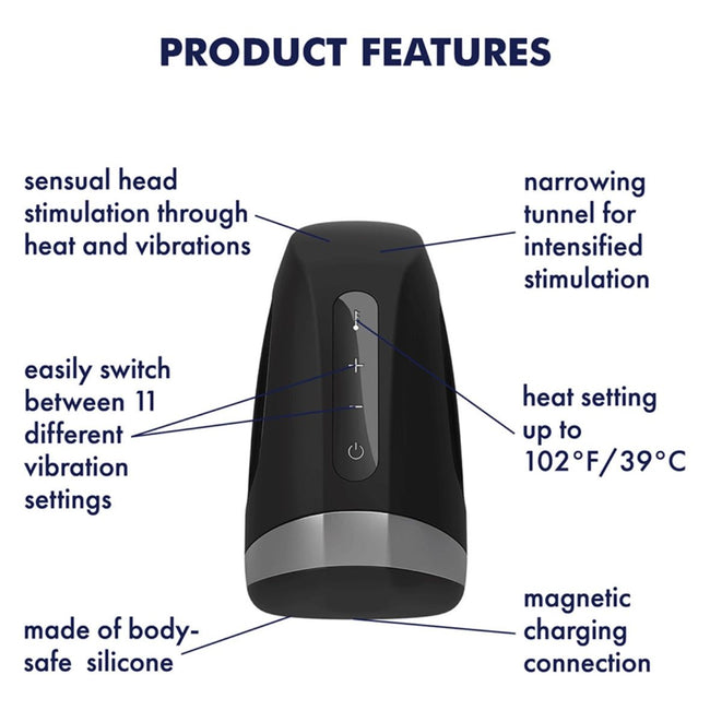 Satisfyer - Men Heat Vibration | Masturbator