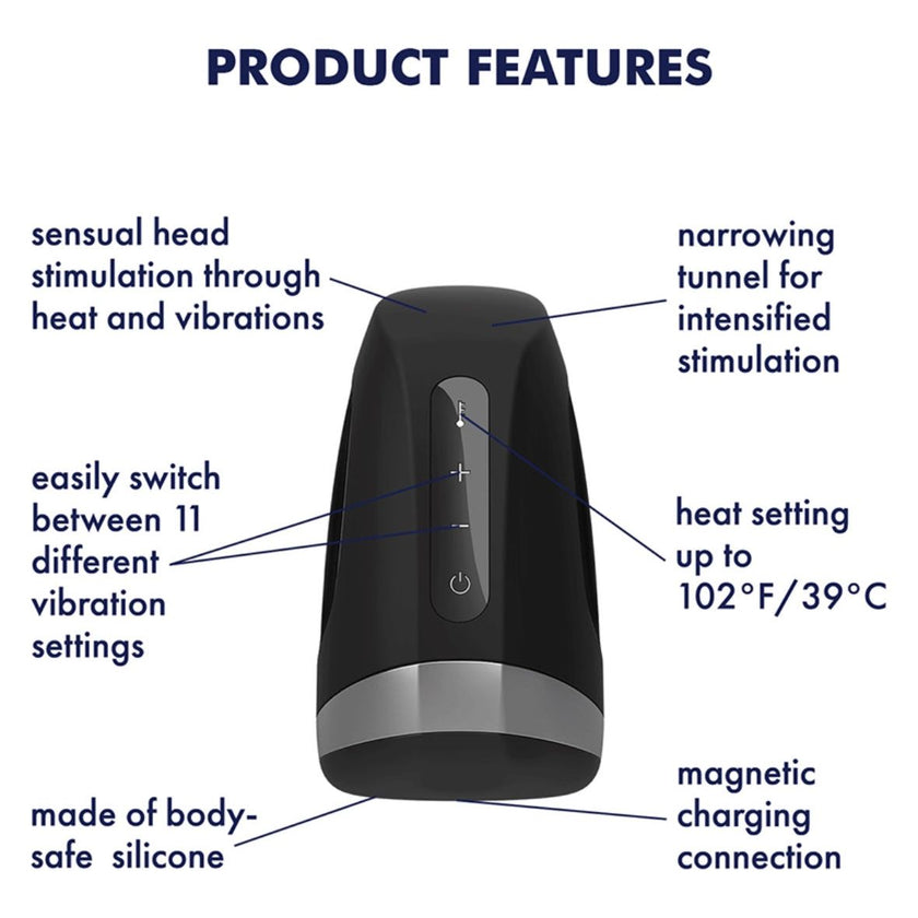 Satisfyer - Men Heat Vibration | Masturbator