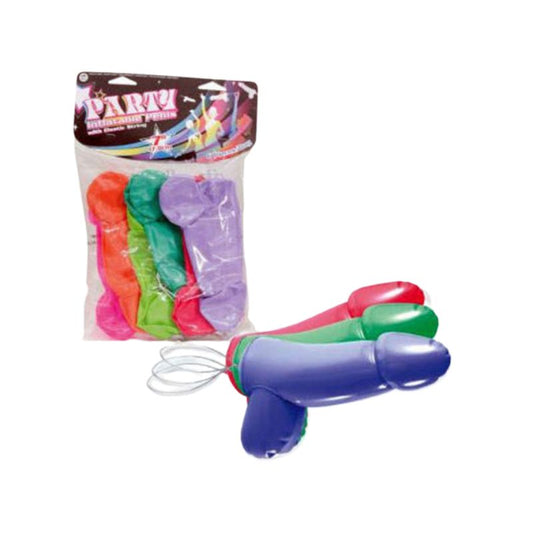 Inflatable Party 6 Penis | Assorted Colours