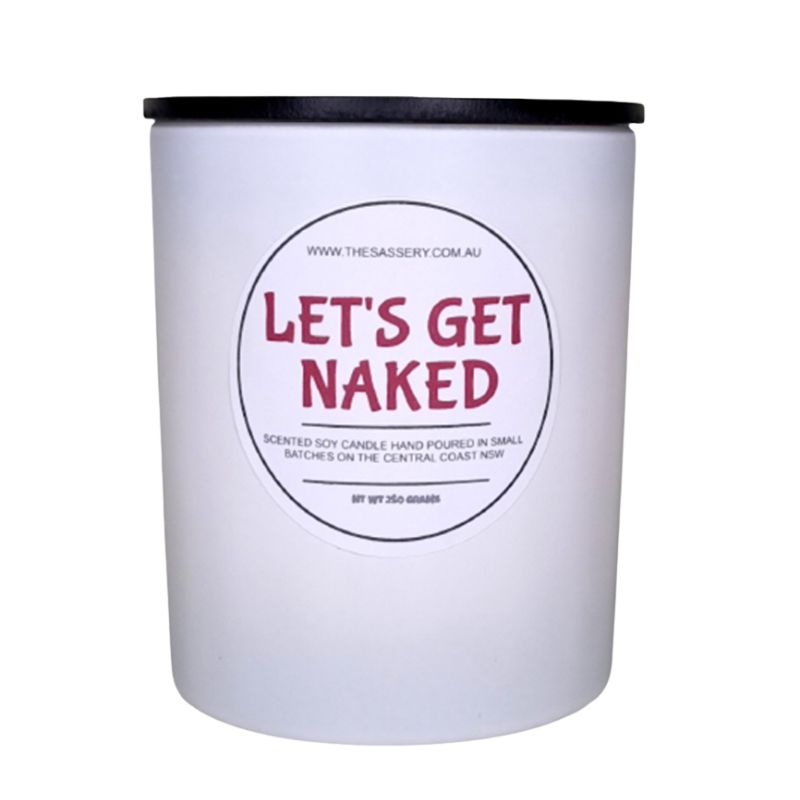 The Sassery - Let's Get Naked | Candle