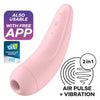 Satisfyer Curvy 2+ Air Pulse Stimulator + Vibration with App Control