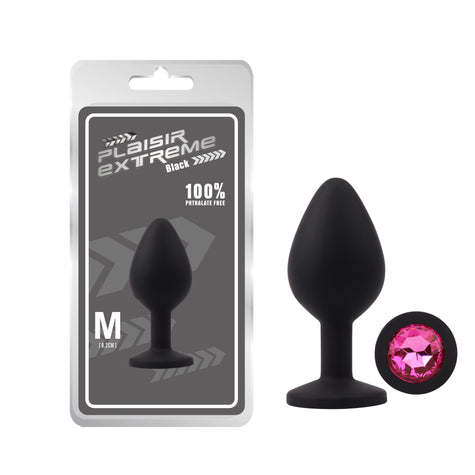Plaisir Extreme - Jewelled Butt Plug | Medium