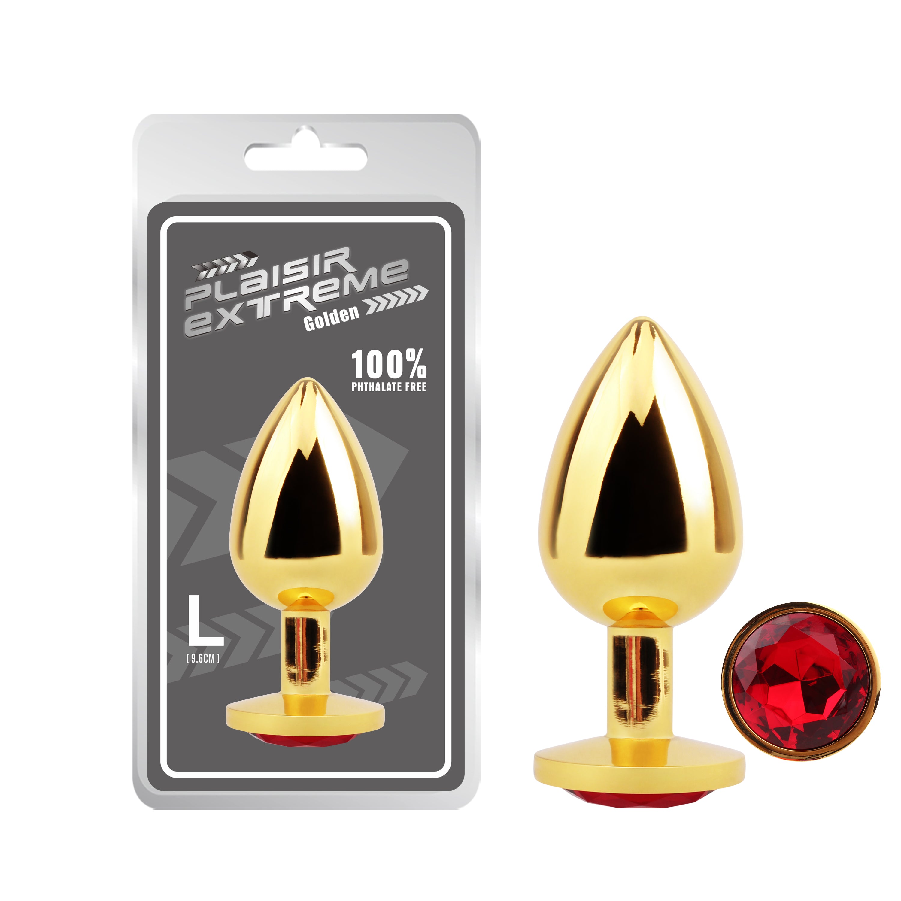 Plaisir Extreme - Jewelled Butt Plug | Large