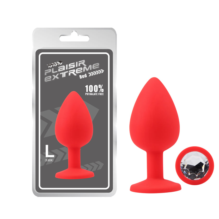 Plaisir Extreme - Jewelled Butt Plug | Large