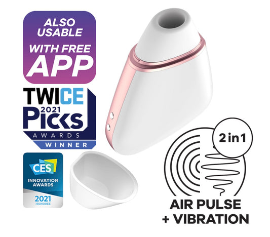 Satisfyer - Love Triangle Air Pulse Stimulator + Vibration with App Control