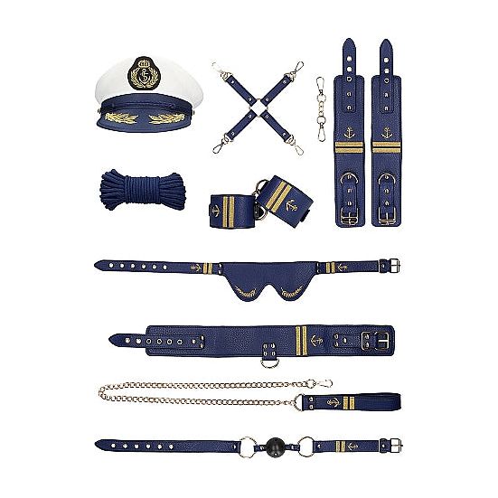 LIMITED EDITION! Ouch! - Sailor Bondage Kit | 10 Piece Set