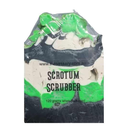 The Sassery - Scrotum Scrubber | Handmade Soap
