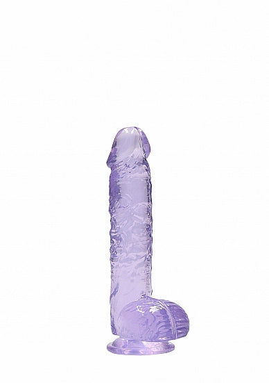 Realrock - Crystal Clear Dildo 6" | Assorted Colours